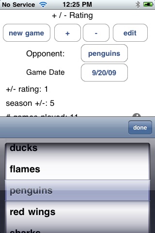 Hockey Plus / Minus screenshot 2