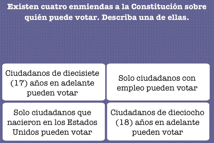 Examen de Ciudadanía (Estados Unidos) screenshot-3