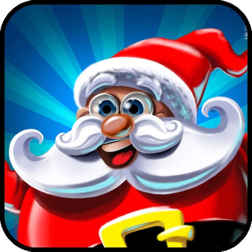 Jumping Santa Free Icon