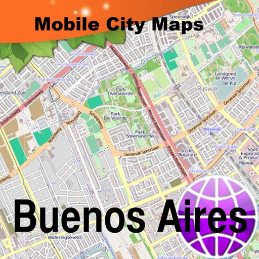 Buenos Aires (Argentina) Street Map