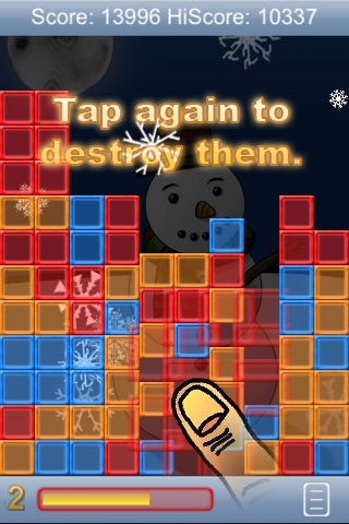 a Christmas Puzzle: Tap-o-Mania screenshot 2