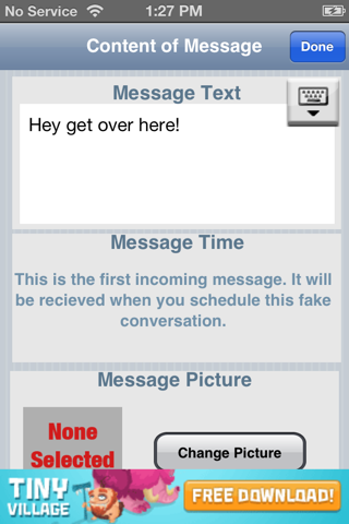 Fake-A-Message™ Free (MMS & SMS!) screenshot 3