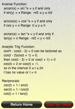 Interactive Trigonometry Calculator screenshot 4