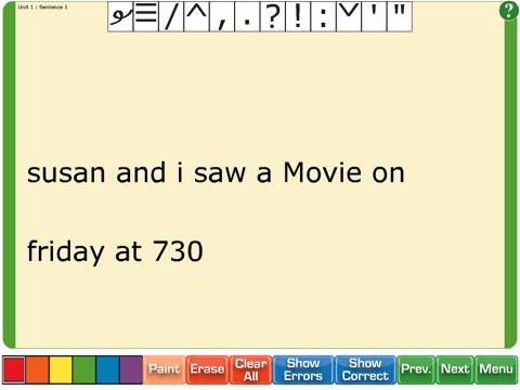 Daily Sentence Editing Grade 4 screenshot 2