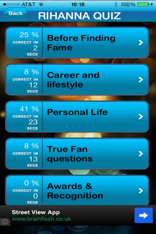 Celebrity Fan Quiz - Rihanna edition screenshot 2