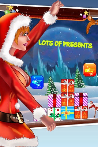 Santa Claus Christmas Girl Lite - The Miss under a Rain of Xmas Gifts - Free version screenshot 2