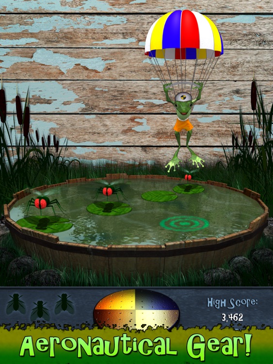 Slyde the Frog™ HD - the Feverish Froggy Flying Fun Fest Game! screenshot-3
