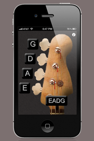 bass guitar tuner iphone screenshot 1