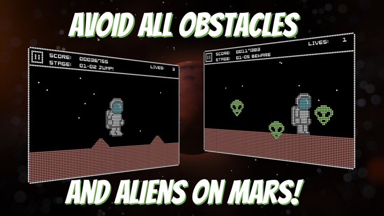 Mars Quest free retro 8-bit C64 game and cult remake of Commodore 64 games