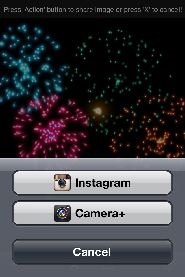 Real Fireworks Artwork Visualizer Free for iPhone and iPod Touch screenshot 3