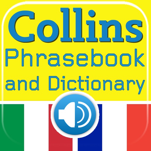 Collins Italian<->French Phrasebook & Dictionary with Audio icon