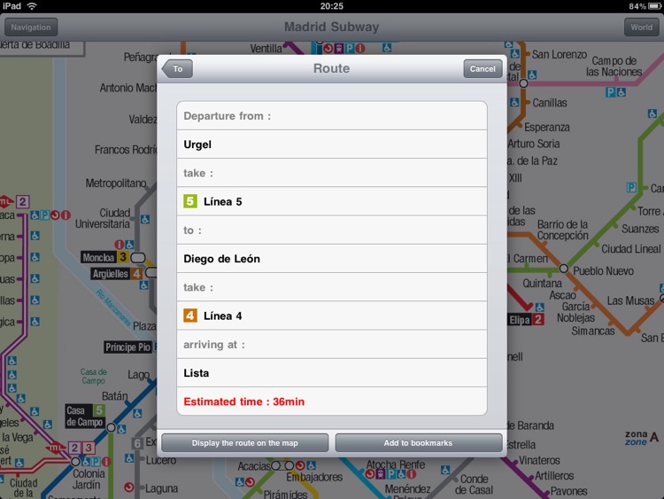 Madrid Subway for iPad