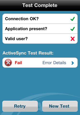 ActiveSync Tester screenshot 2