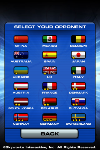 world cup air hockey™ free iphone screenshot 2