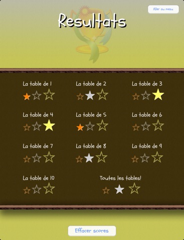 Times tables game screenshot 4