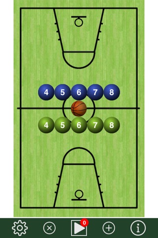 Basketball Tactics Board for mini basketball player screenshot 2