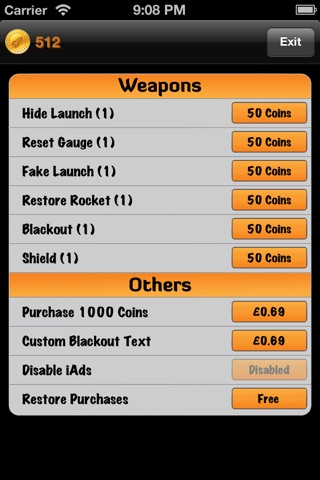 Rainbow Rockets: Tap Edition screenshot 2
