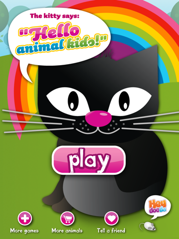 Heydooda! The kitty says: Hello animal kidsのおすすめ画像1