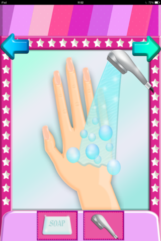 Aaah! Make my nails beautiful!- super fun beauty salon game for girls screenshot 2