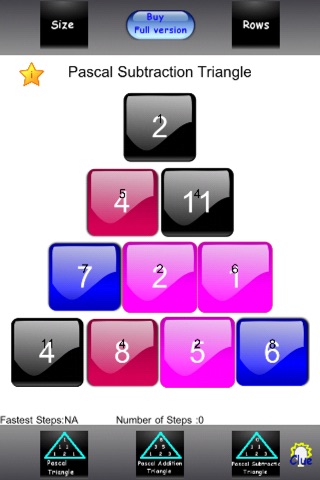 Numbers Triangle Lite screenshot 2