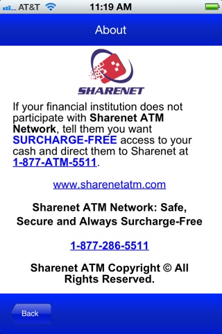 Sharenet ATM Locator! screenshot 4