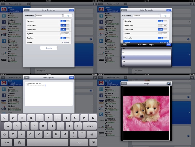 My Password List HD screenshot-4