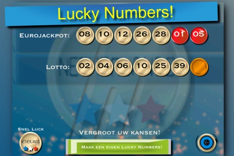 Lotto Lucky Numbers screenshot 2