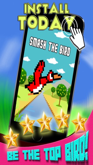 Smash The Bird - Endless Adventure Retro 8-Bit Game FREE(圖3)-速報App
