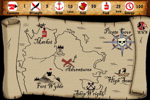 Pirate Warz Free screenshot 2