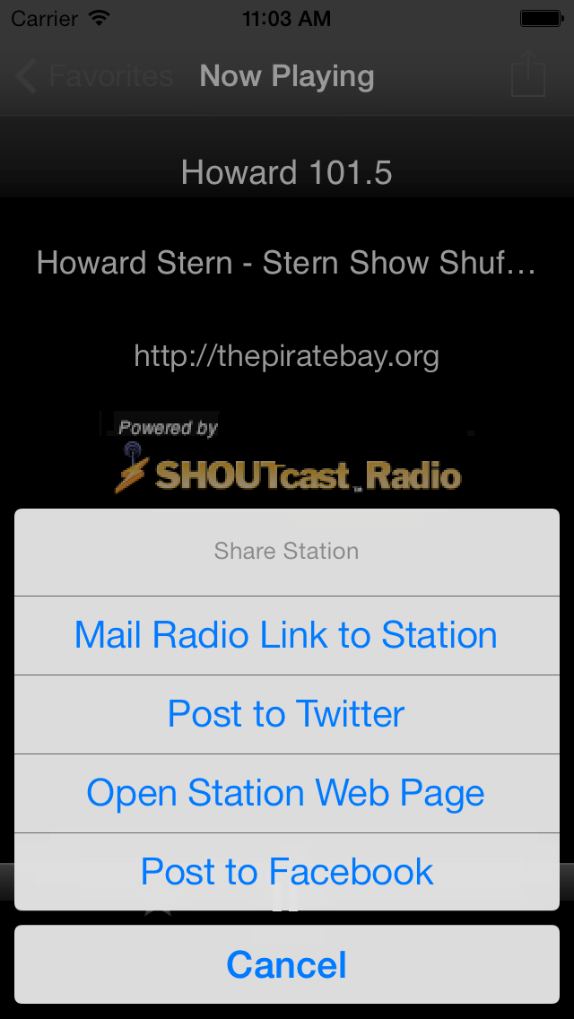 Radio Screenshot