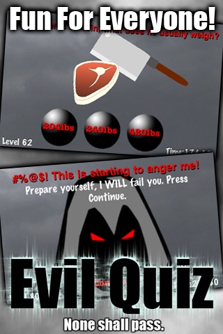 Evil Quiz! [An Impossible Moron Proof IQ Test] screenshot 2