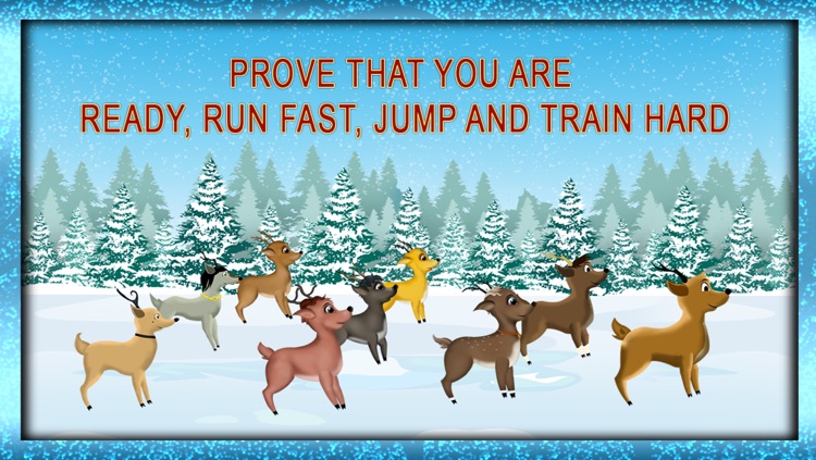 Reindeer Race and Jump agility obstacle course : Training for Christmas Day - Free