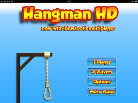 Hangman HD + Multiplayer Bluetooth screenshot 2