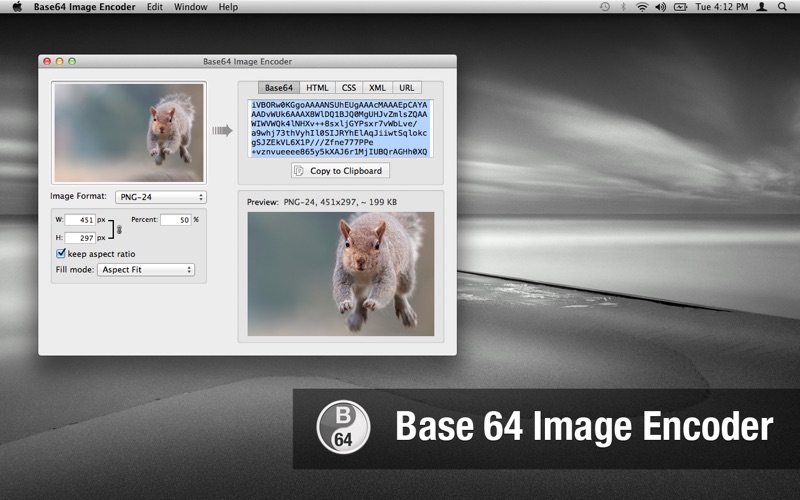 Screenshot #1 pour Base64 Image Encoder