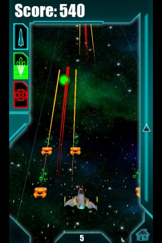 Galactic Striker with Ads screenshot 4