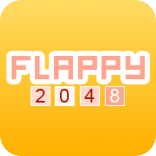 Flappy-2048: Modern White Edition Icon