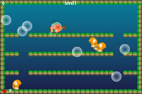 Orange Boy Bubble World Adventures Lite screenshot 3