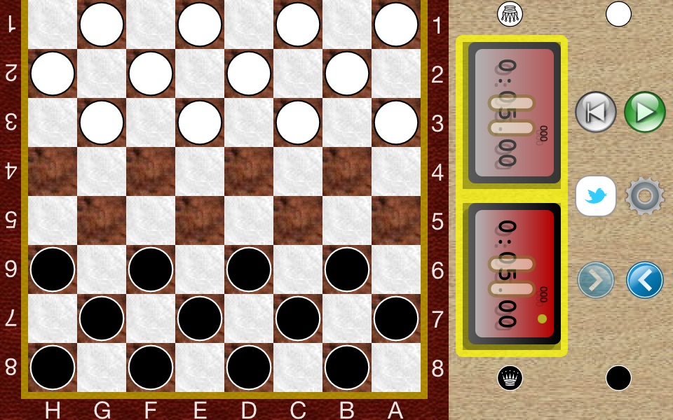 Simple chess board screenshot 2