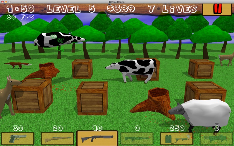 barnyard blaster lite iphone screenshot 1