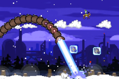 Super Mega Worm Vs Santa 2 screenshot 4