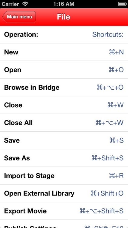 Shortcuts for Flash screenshot-3