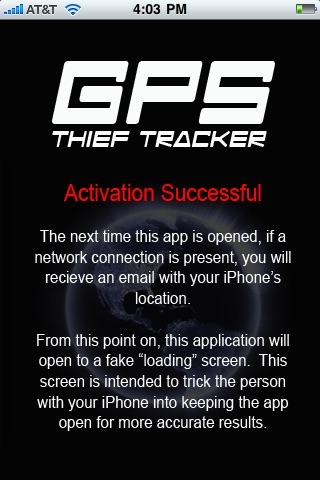 GPS Thief Tracker -- Private-I