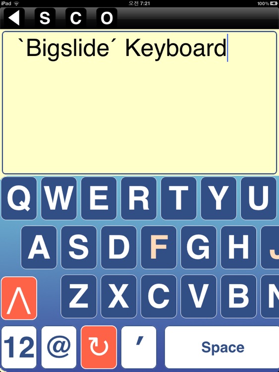 SoBigTyping for iPad