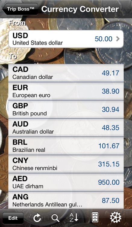 Trip Boss Expense & Budget travel manager, with tip and currency calculators