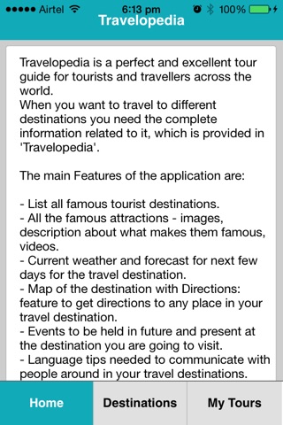 Travel-O-Pedia screenshot 2