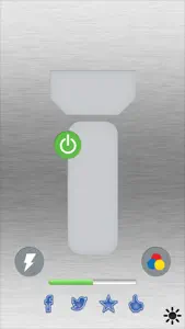 1-Click Flashlight: Fast, Simple, and now with Brightness Control screenshot #2 for iPhone