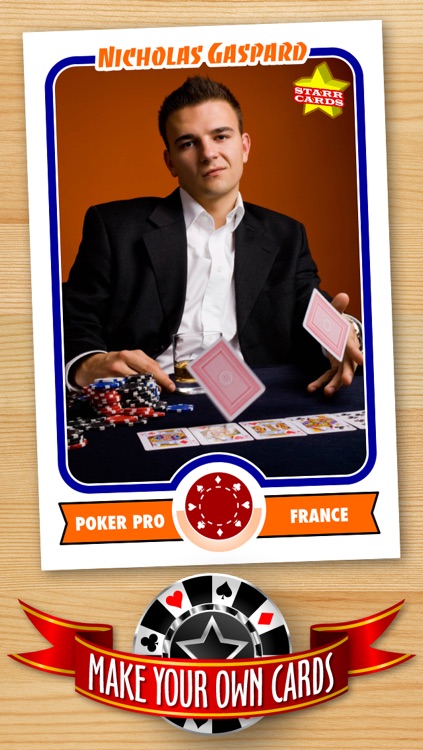 Poker Trading Card Maker - Make Your Own Custom Poker Cards with Starr Cards