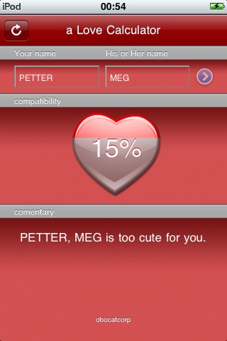 a Love Calculator screenshot 3