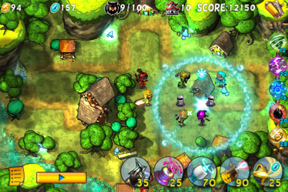 #2. Ninja TD Lite (iOS) By: Crazy Carpenter
