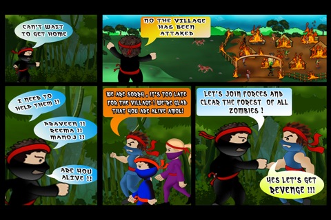 Ninja Against Zombies II screenshot 3